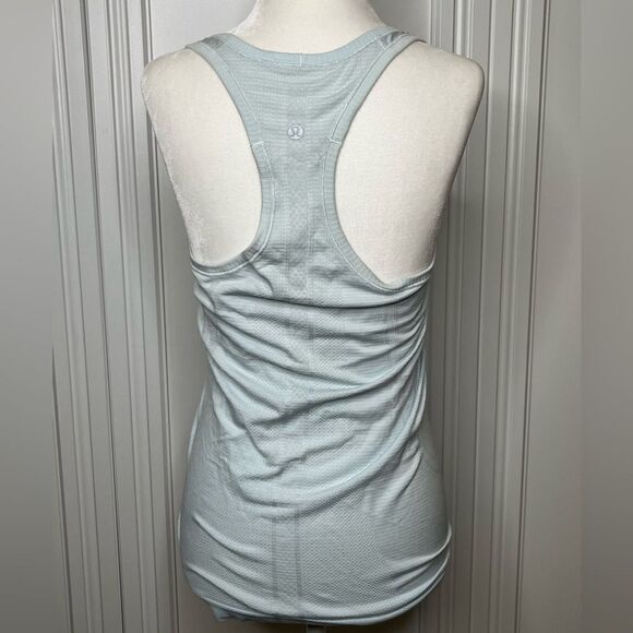 Lululemon Run Swiftly Tech Racerback Caspian Blue Size 6 - Picture 4 of 6